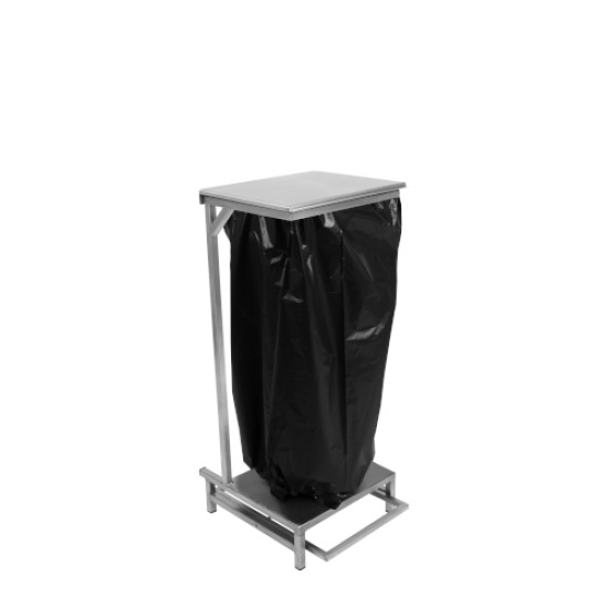 Müllsackständer / Wertstoffsammler mit Fußpedal – V2A Qualität für Profis